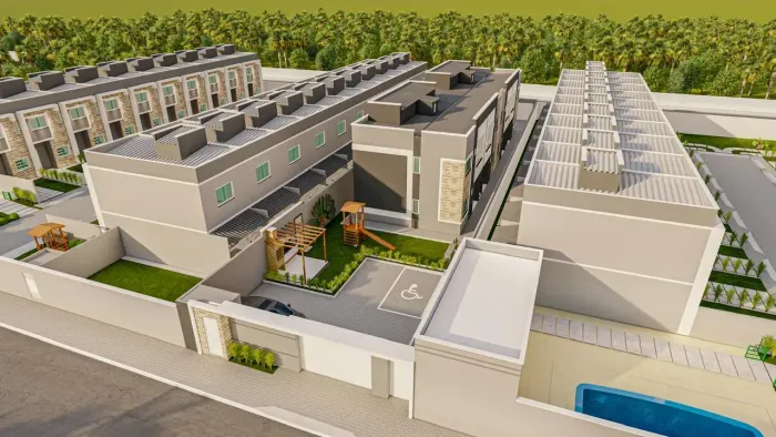 Imóvel para venda possui 51 metros quadrados com 2 quartos em Ancuri - Fortaleza - CE