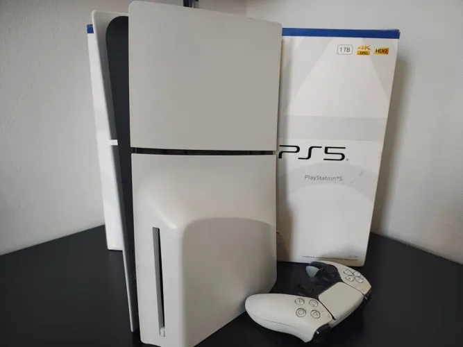 Ps5 Slim C/Leitor 1 terá + 12 Jogos + 6 meses de garantia