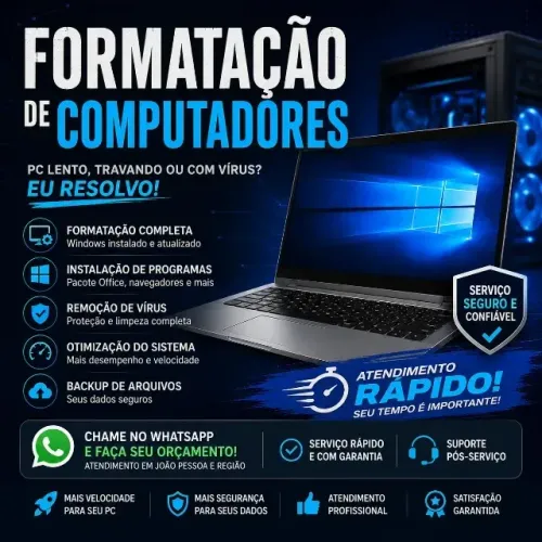 Tecnico de Informatica c/ atendimento a DOMICILIO.