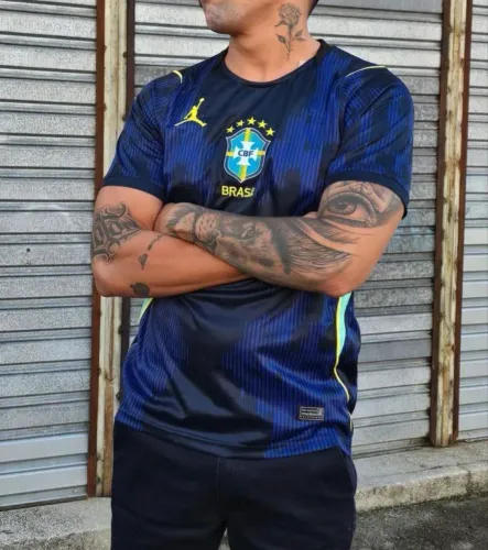 Camisa azul seleção brasileira copa 2026
