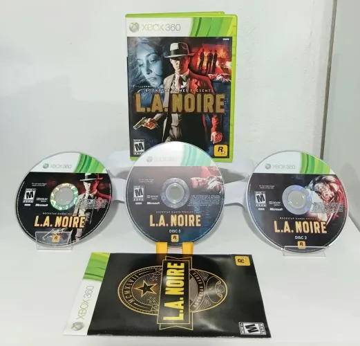Jogo L.A.NOIRE original p/ Xbox 360. Aqui na LOJA FABGAMES 
