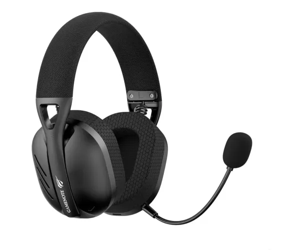 Headset Gamer Sem Fio Havit Fuxi H3, 7.1 surround Bluetooth e USB, Preto - Fuxi-H3 Black