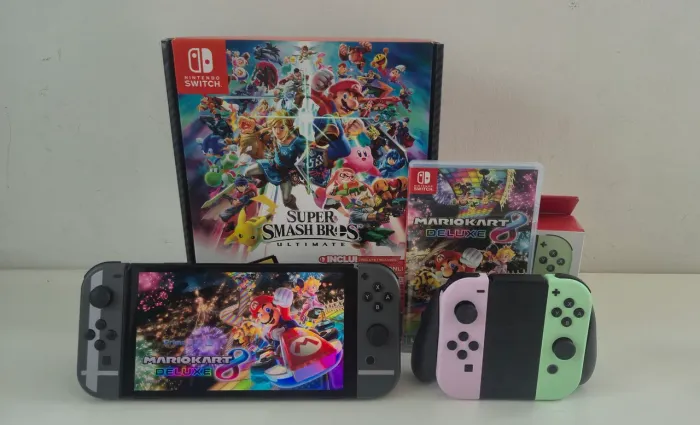 Nintendo Switch Oled: Edição Super SmashBros