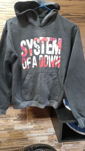Blusa Moletom Rock Sustém of a down tamanho M