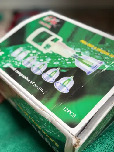 Kit com 12 ventosas terapêuticas