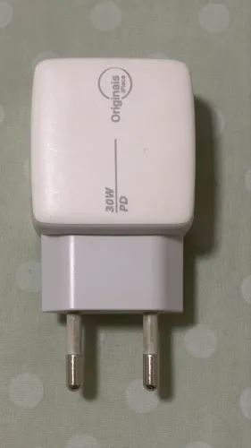 Carregador USB-C/USB, 30W, 2 Portas, Originais iPlace