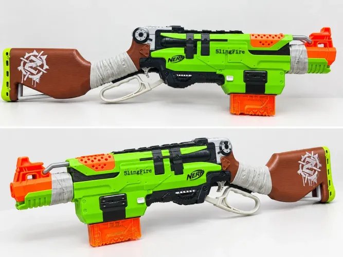 Nerf Zombie Strike SlingFire Hasbro