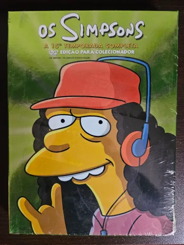 DVD Os Simpsons 15 (décima quinta) temporada - edição para colecionador - original e lacra