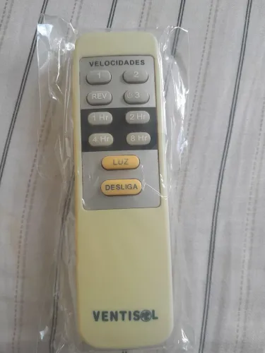 Controle Remoto para Ventilador de Teto Ventisol Original. 