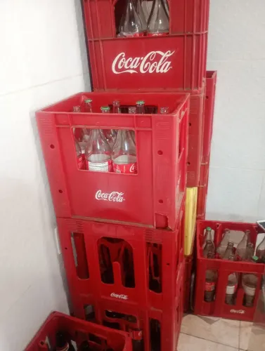 Engradado completo de coca e cerveja