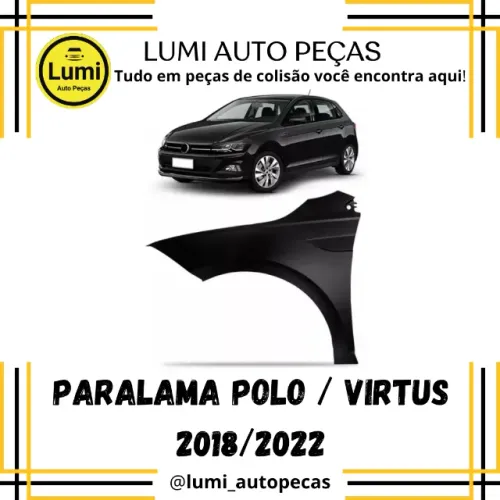 Promoção - Paralama Polo/Virtus 2018/2022 - NOVO!!