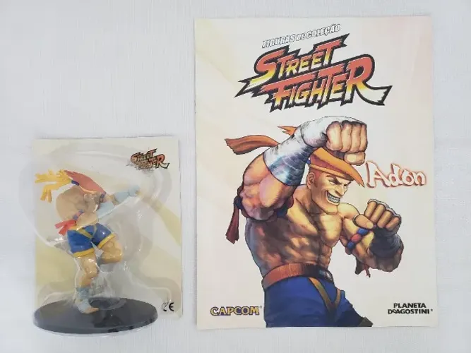 ADON coleção Street Fighter Deagostini - Lacrado + Fascículo