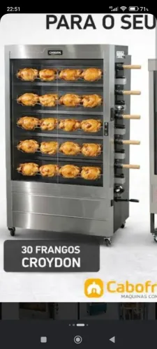 Vendo máquina de assar carne e frango