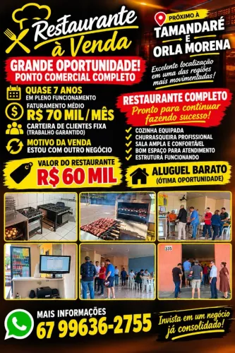 Vendo Restaurante na vila Planalto