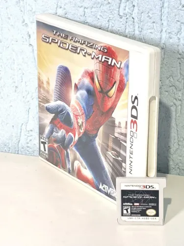 Jogo Nintendo 3DS Spider Man The Amazing, Americano Fita + Box