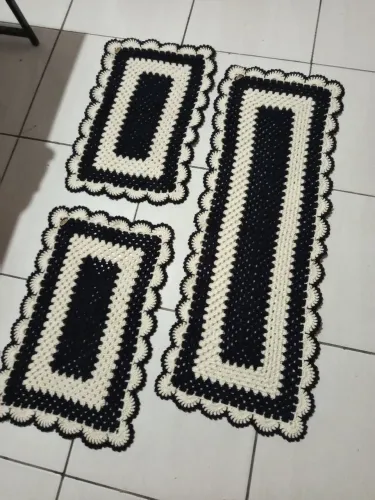 Trabalhos manuais de crochê 