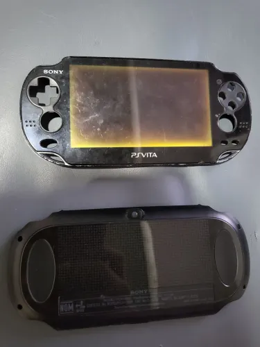 Tela Ps Vita Oled Fat 1000 + Backplate Ps Vita Oled Fat 1000