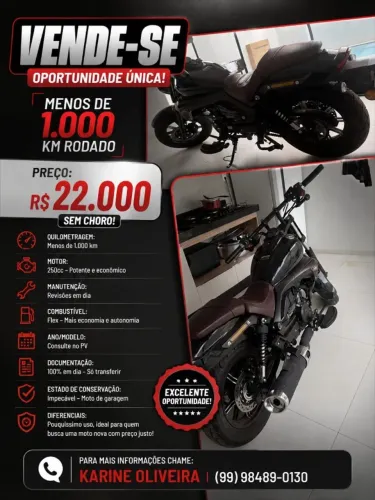 Moto nova sem detalhe