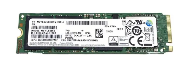 Flash Samsung 256GB MZVLB256HBHQ-000L7 - saúde 87%