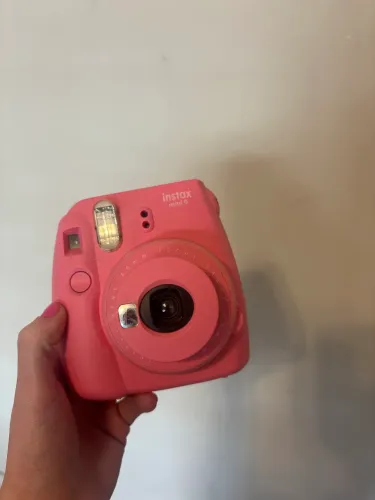Câmera Instax mini 9 rosa(sem filme)