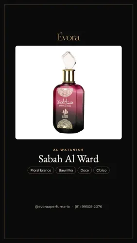 Perfume Árabe Original, Sabah Al Ward