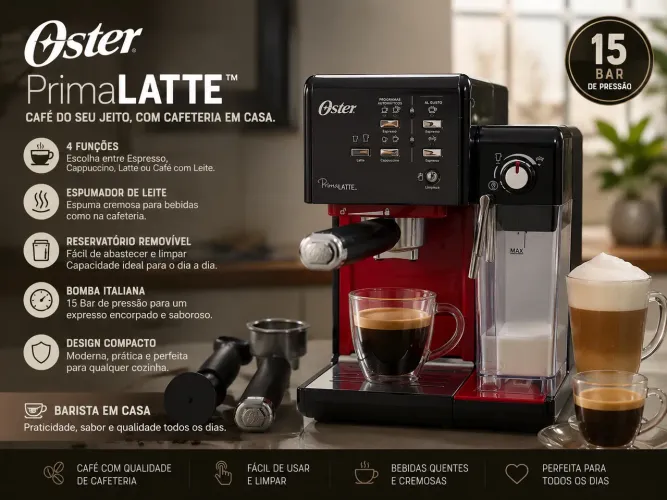 Cafeteira Oster PrimaLatte
