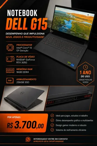 Notebook Dell G15