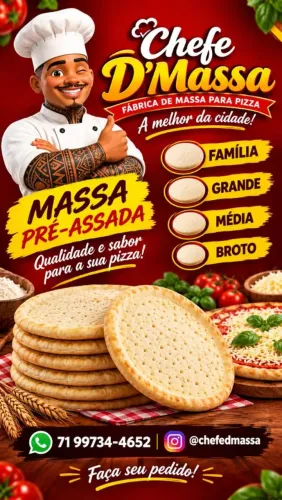 Massas para pizza