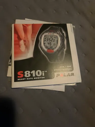 Relógio Polar S810i com faixa para monitoramento cardíaco
