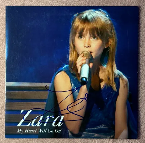 CD Autografado Zara Larsson My Heart Will Go On