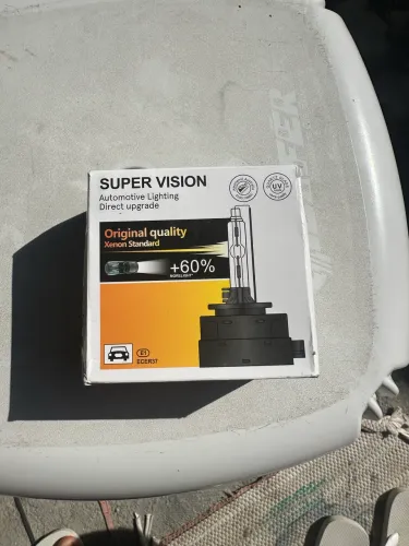 Lâmpada Xenon D1S 6000K usada, sem teste