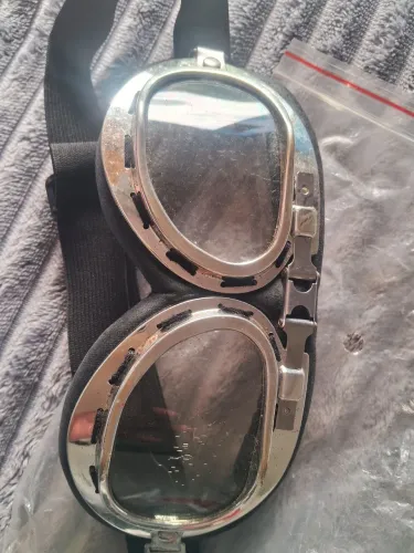 Óculos retro de segurança para moto