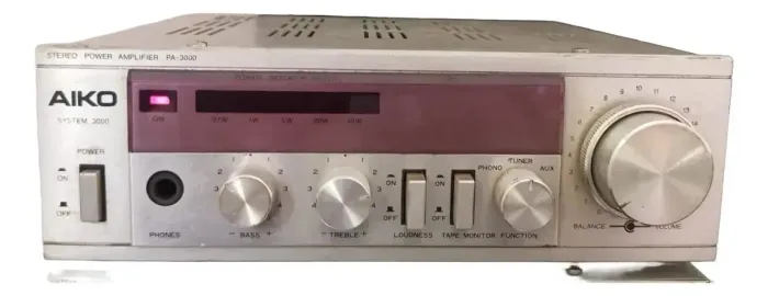 Amplificador Vintage Aiko Pa-3000 Stereo Power Amplifier # (Usado)
