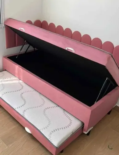 CAMA BAU COM AUXILIAR SOLTEIRO FRETE GRÁTIS
