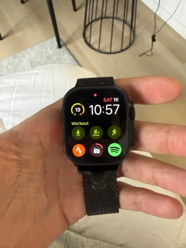 Apple Watch Ultra 2 Titanium Black 49mm + Pulseira Titanium Milanese Original