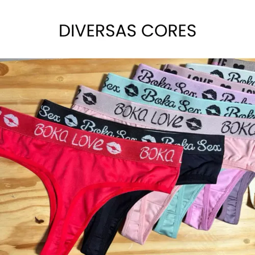 Calcinhas fio dental.