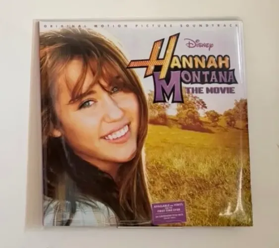DISCO DE VINIL DUPLE VIOLET HANNAH MONTANA THE MOVIE