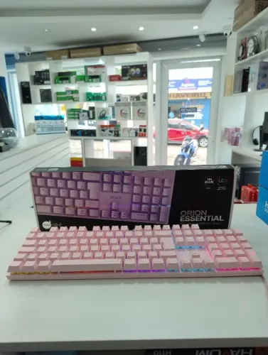 Teclado Gamer Mecânico Rosa Dazz
