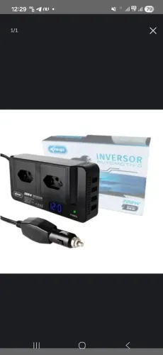 Inversor veicular 300W