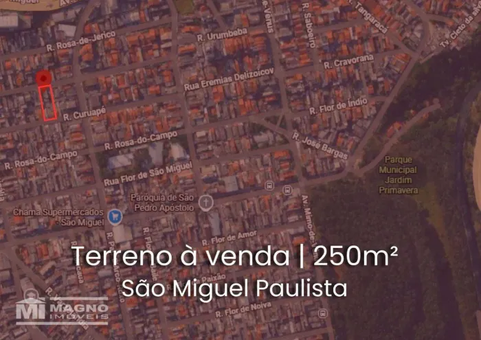 Terreno à venda, 250 m² por R$ 477.000,00 - São Miguel Paulista - São Paulo/SP
