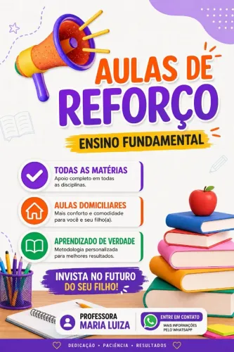 Reforço Escolar Particular | Ensino Fundamental | Aulas em Domicílio - CAMPO GRANDE RJ