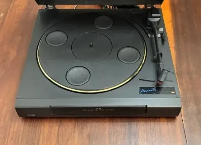 toca discos gradiente avanti sem a tampa
