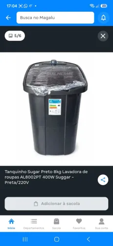 Tanquinho 8kilos