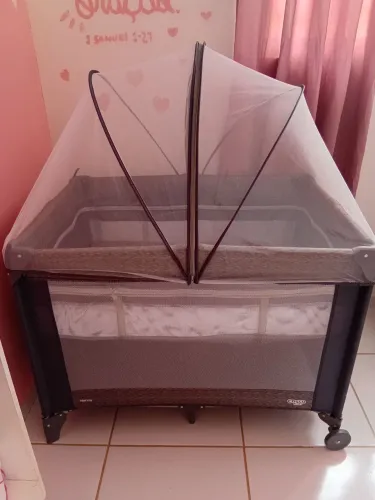 Berço Chiqueirinho Desmontável + Colchão