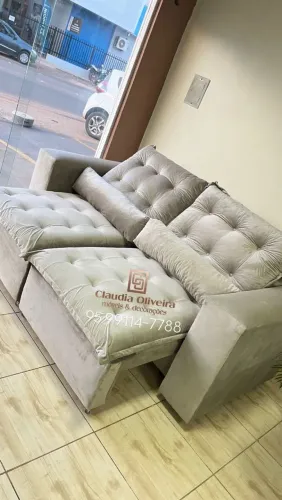Sofá Retrátil Reclinável Dois Lugares!!! NA PROMOO!!!