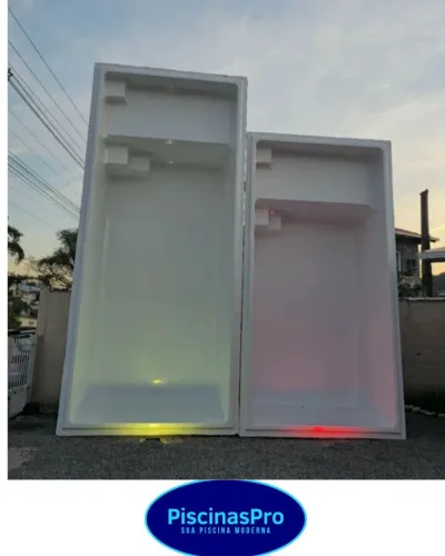 PISCINA COM SUPER LEDS COLORIDOS 