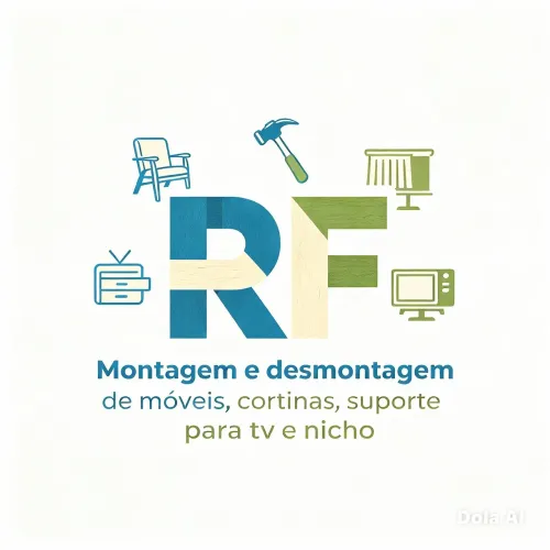 RF, montagem, desmontagem de móveis, cortina, suporte pra tv e nicho
