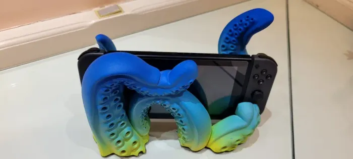 Suporte Temático Splatoon Para Nintendo Switch
