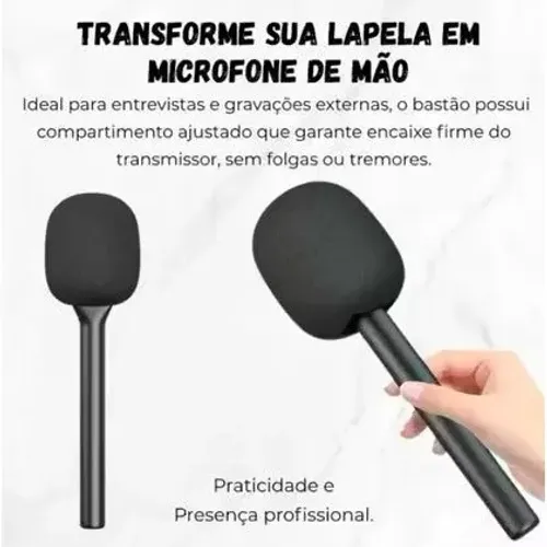 Suporte de microfone de lapela sem fio 