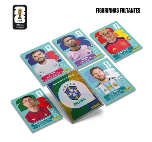 Figurinhas da Copa do Mundo 2026 Avulsas